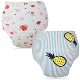 Waterproof Breathable Cotton Potty Training Pants for Babies (Set of 2)